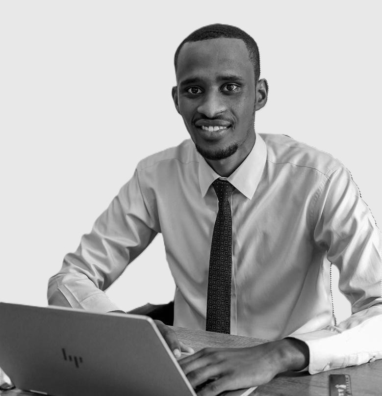CEO at desk